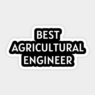 Best agricultural engineer Sticker